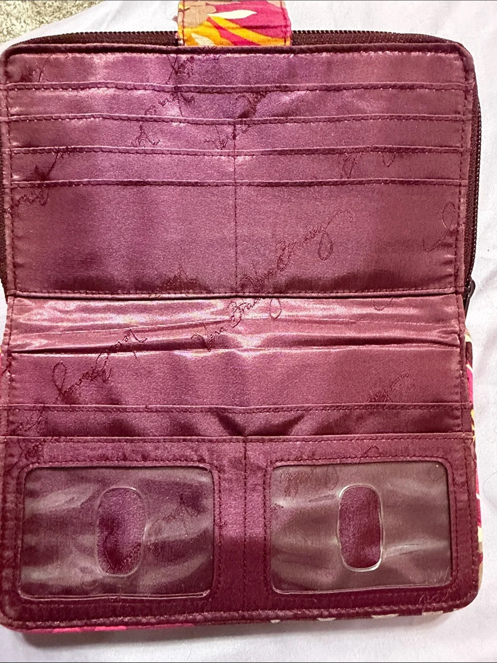 Vera Bradley “Carnaby”Quilted Wristlet Wallet